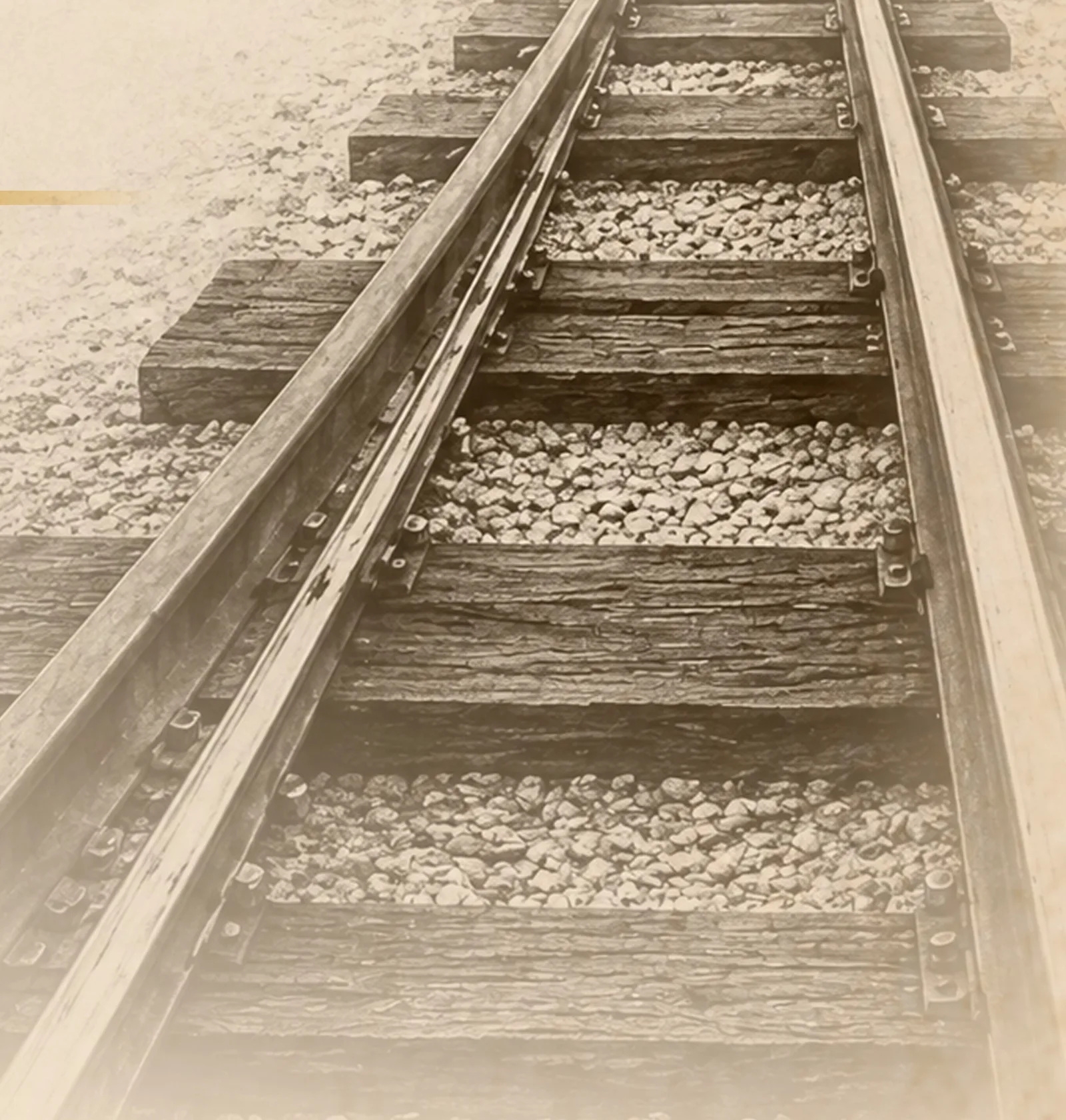 The rail line through Hutto.